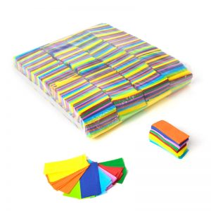 Confeti rectangular biodegradable multicolor